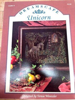 Dreamscape Unicorn Cross-Stitch Pattern By Teresa Wentzler Leaflet 8